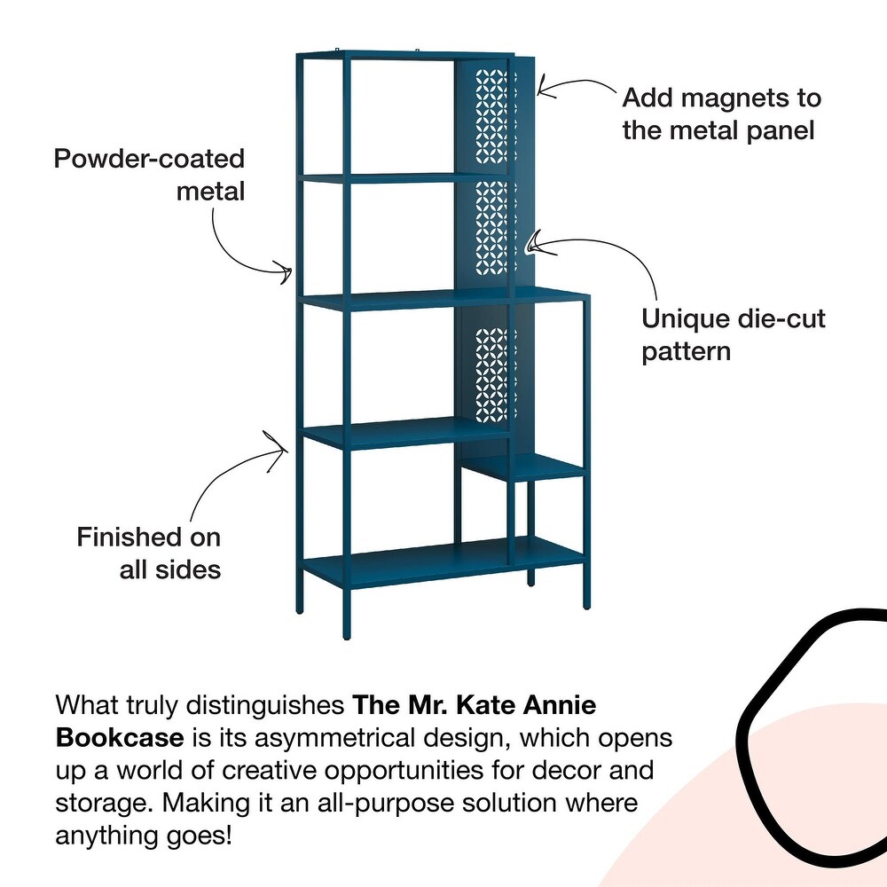 Mr. Kate Annie Metal Bookcase