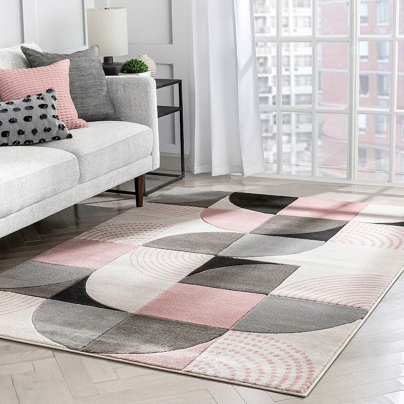 Well Woven Good Vibes Margot Modern Geometric 3D Textured Area Rug