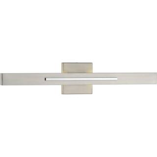 Progress Lighting Planck 32-Watt Brushed Nickel Integrated LED Sconce P710052-009-30