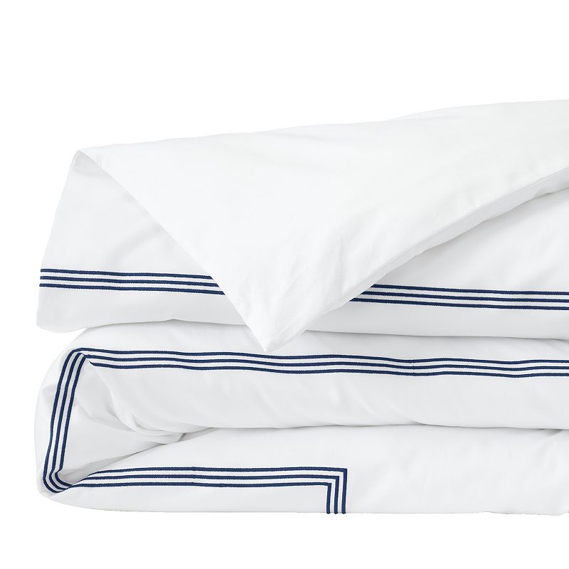 Lands' End 400 Thread Count Supima Sateen Embroidered Duvet Cover or Sham