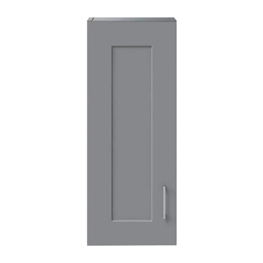 Home Decorators Collection Hawthorne 12 in W Wall Cabinet in Twilight Gray