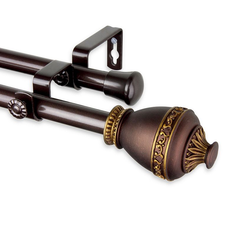 Rod Desyne 13/16 Amelie Double Curtain Rod