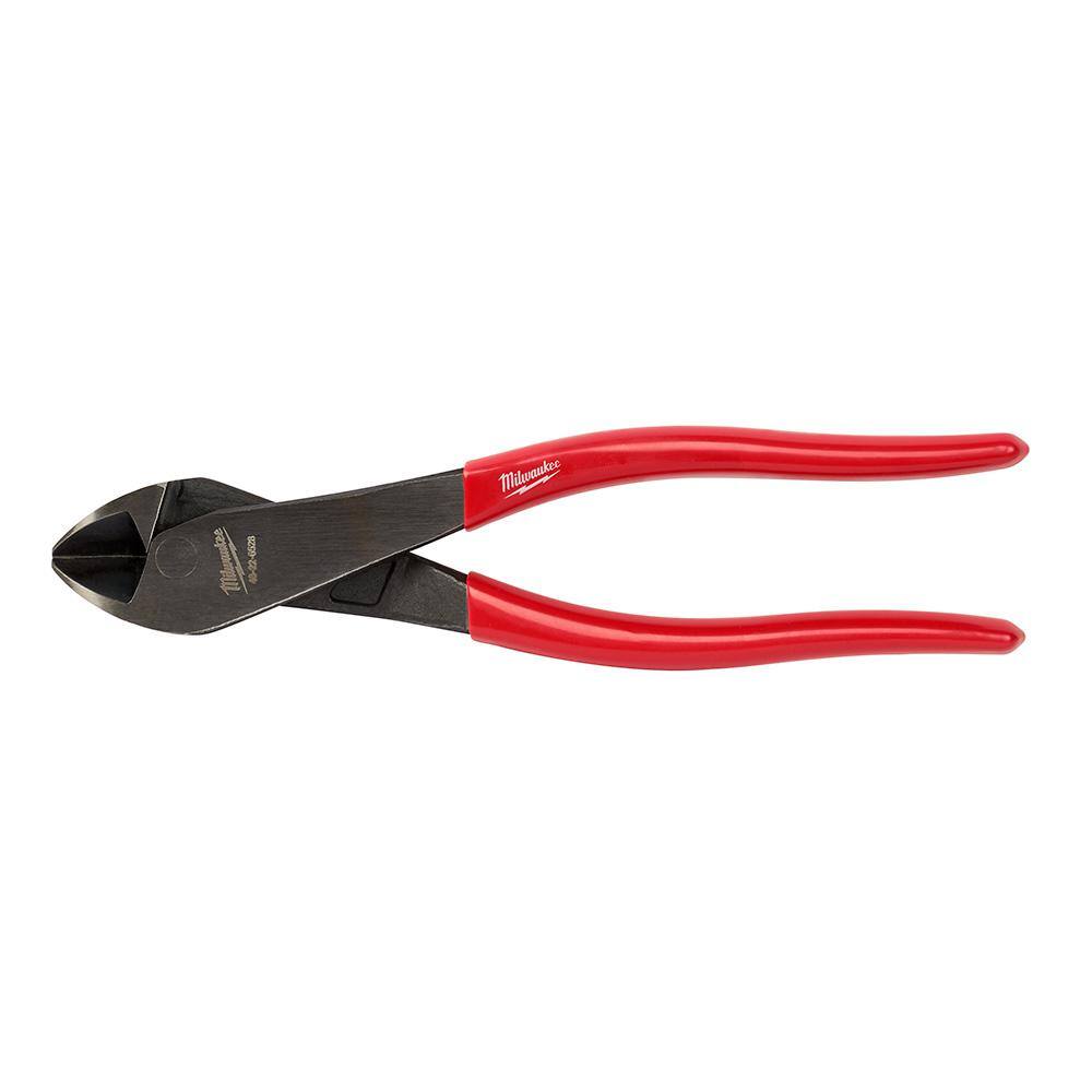 MW 8 in. Dipped Grip Diagonal-Cutting Plier with Angled Head 48-22-6528