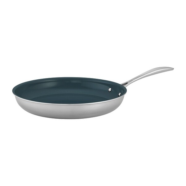 ZWILLING Clad CFX Stainless Steel Ceramic Nonstick Fry Pan