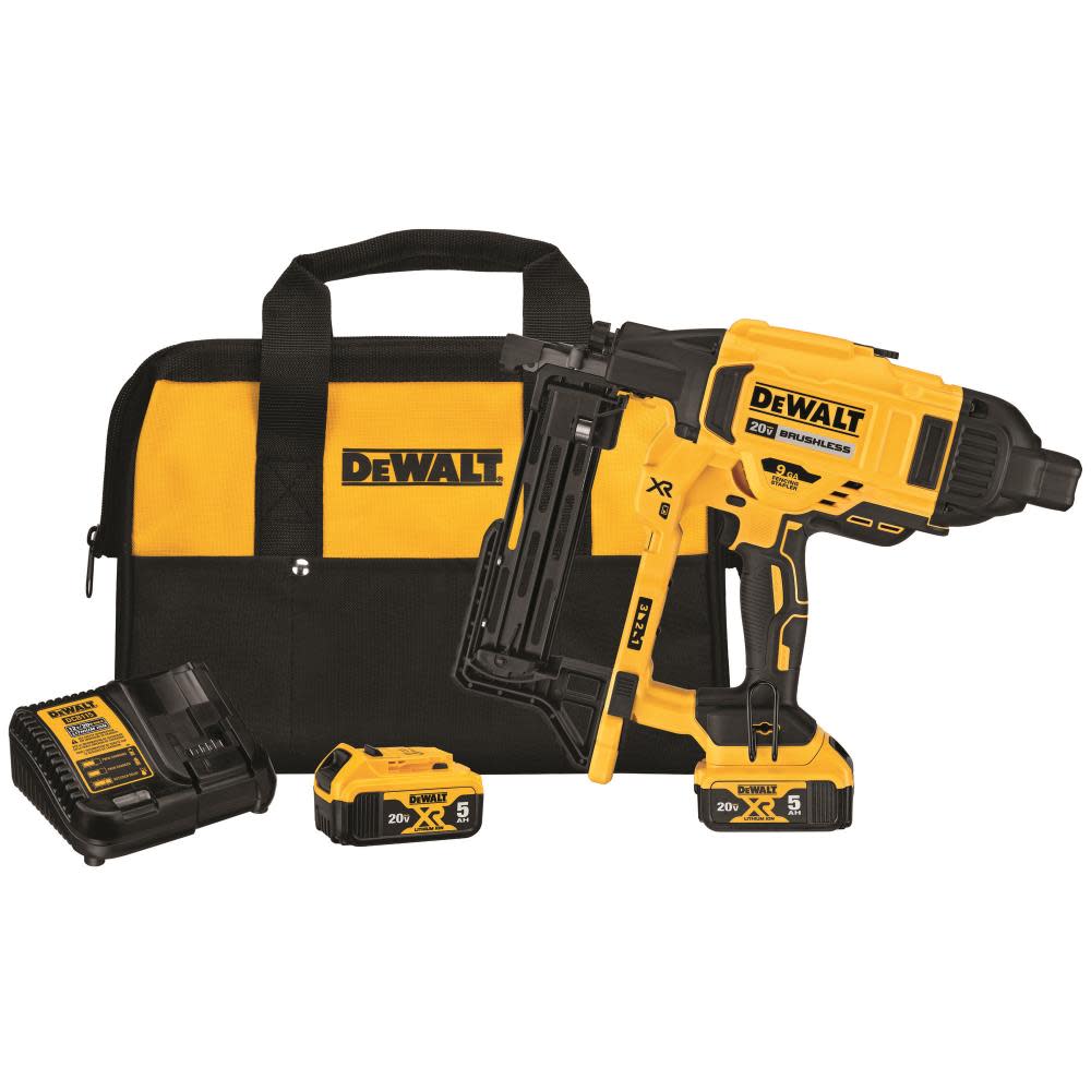 DEWALT 20V MAX* XR 9GA Fencing Stapler Kit DCFS950P2 from DEWALT