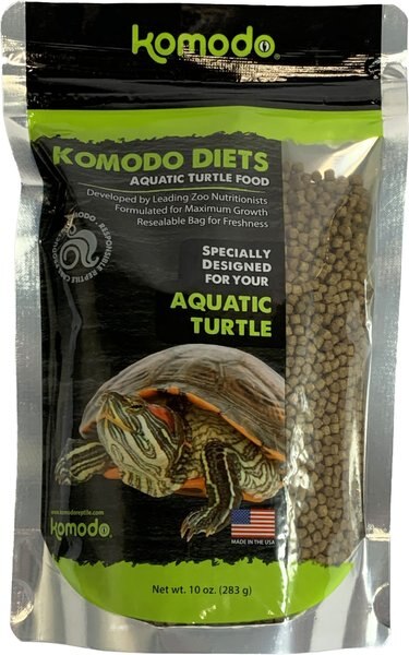 Komodo Diet Aquatic Turtle Food， 10-oz bag