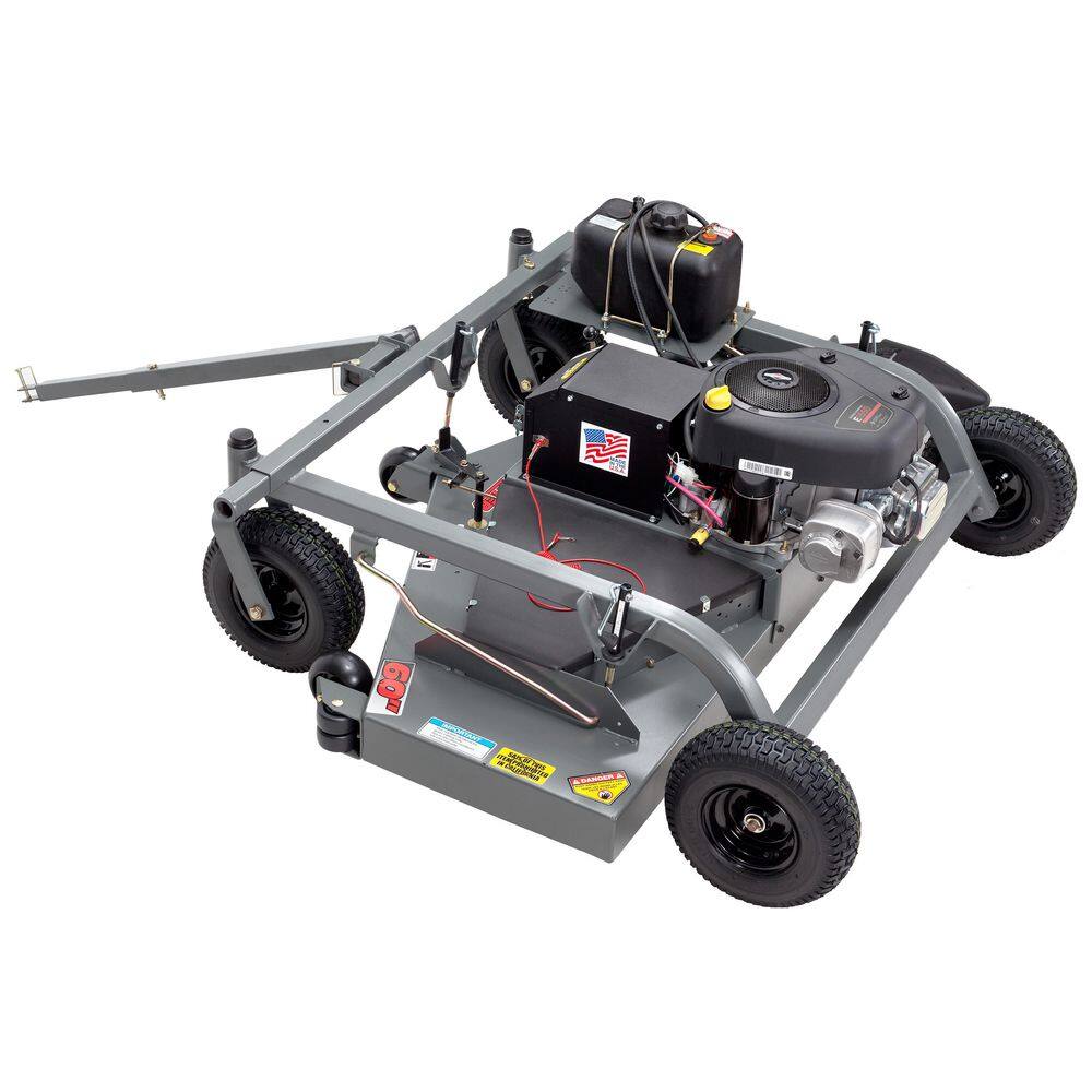 SWISHER 60 in. 15.5-HP 500 cc Briggs  Stratton Electric Start Pull-Behind Finish Cut Lawn Mower FC15560BS