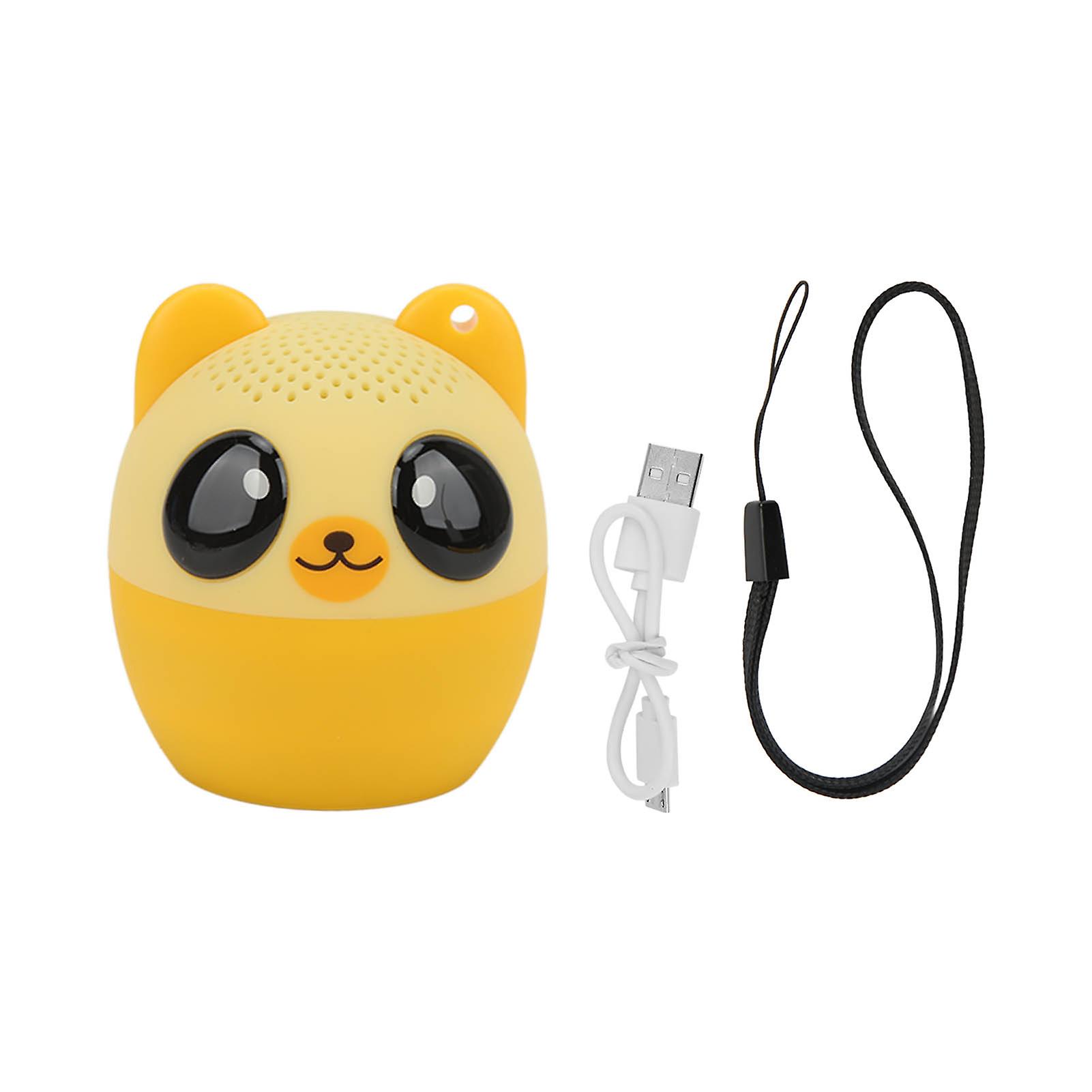 Pet Mini Bluetooth Speaker Cute Animal Wireless Loudspeaker With Selfie Function For Kidslittle Bear