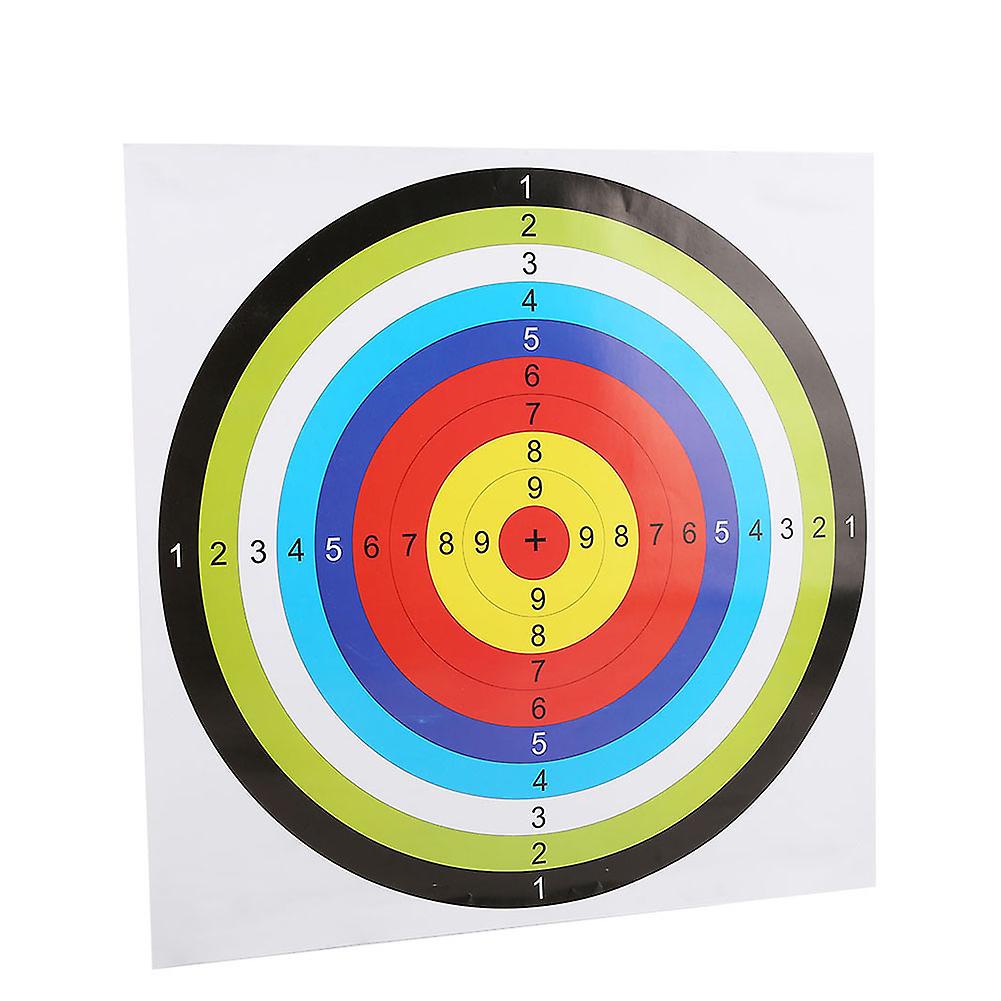 10pcs Practicing Target Paperlot 42.5*42.5cm Archery Target Paper Face For Arrow Bow Shooting Hunting Practice