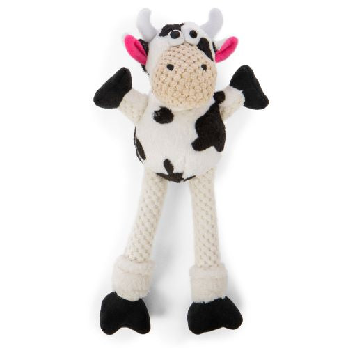 Skinny Cow Squeaky Plush Dog Toy