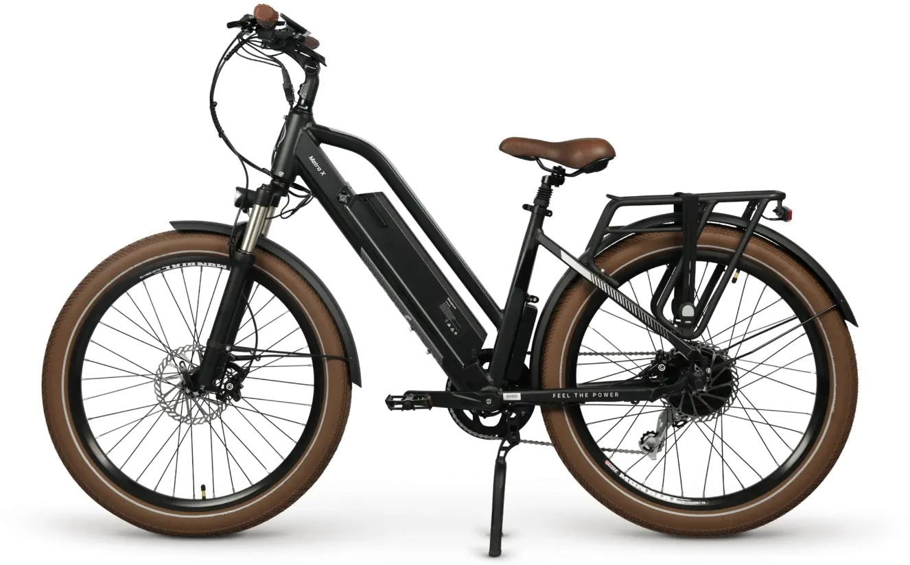 Magnum Metro X Mid Step Black and Silver Electric Bike