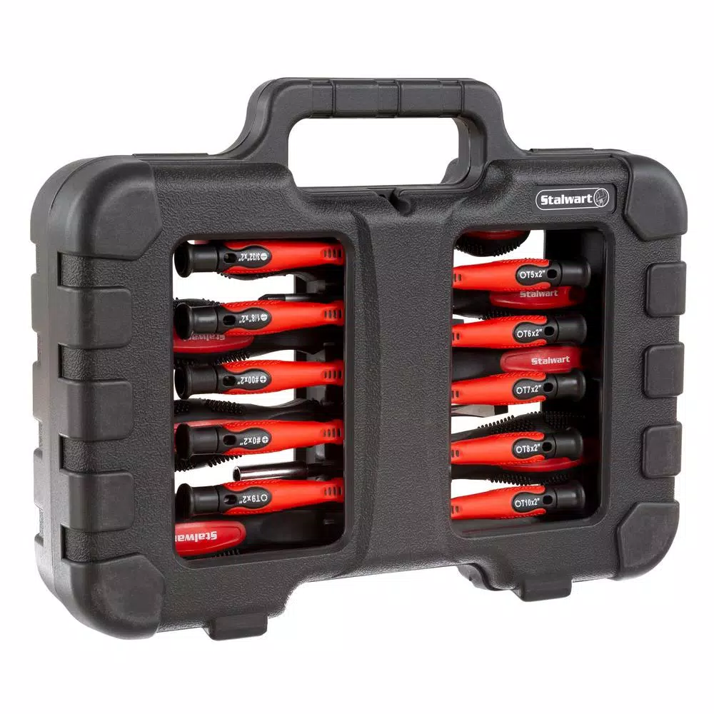 Stalwart Screwdriver Set with Case (58-Piece) and#8211; XDC Depot