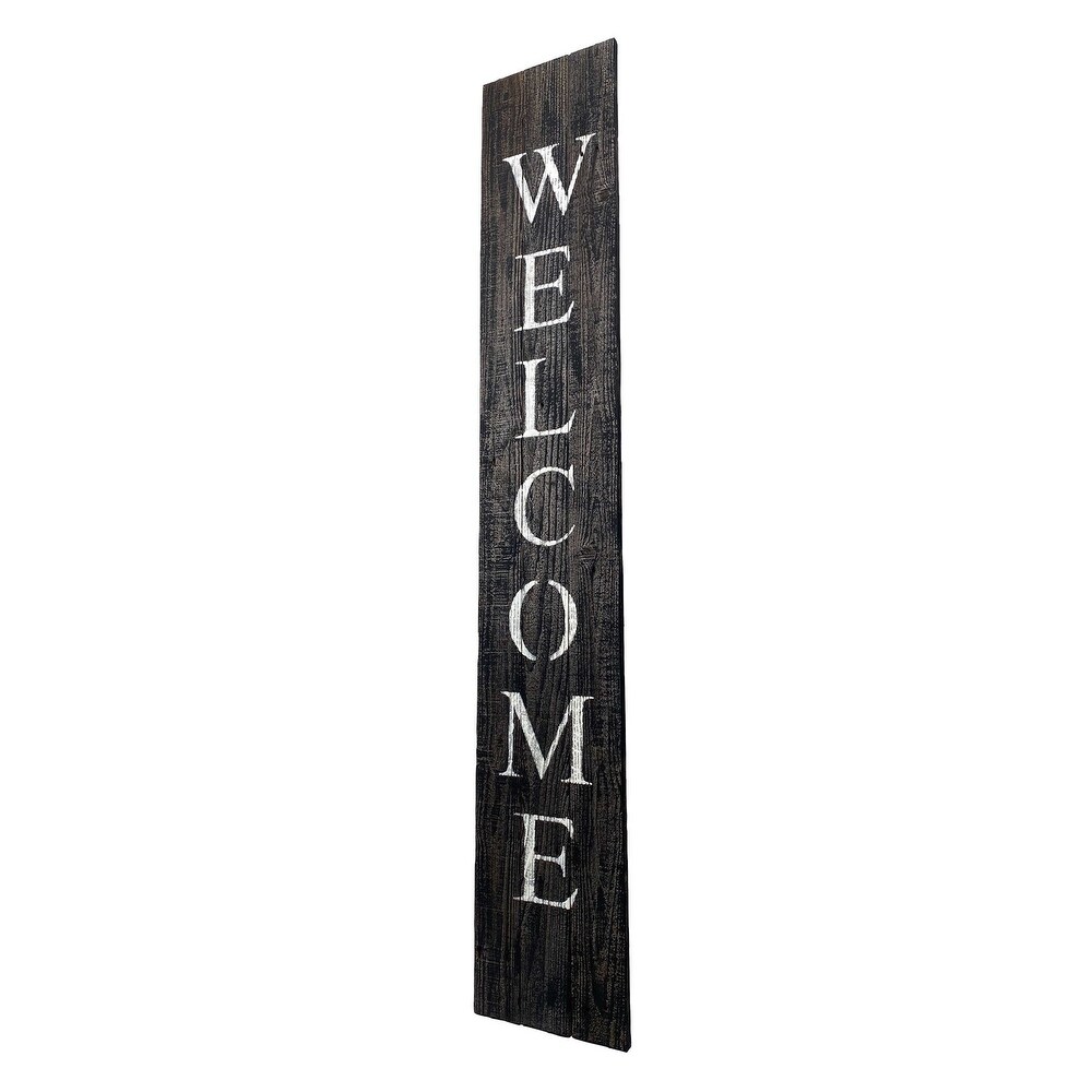 Rustic Farmhouse 5ft Vertical Front Porch Welcome Sign