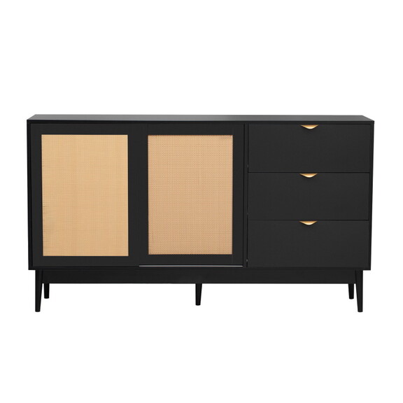 U_Style Featured Two door Storage Cabinet with Thr...