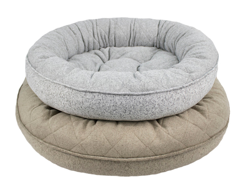 Arlee Donut Lounger and Cuddler Style Pet Bed for Dogs and Cats