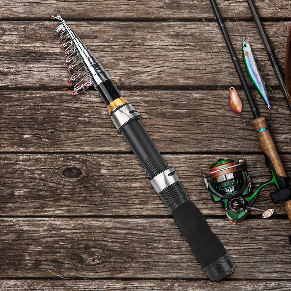 Small Sea Pole Portable Short Pole Ice Fishing Rod Mini Sea Fishing Tools 28049-100 (2.1m)