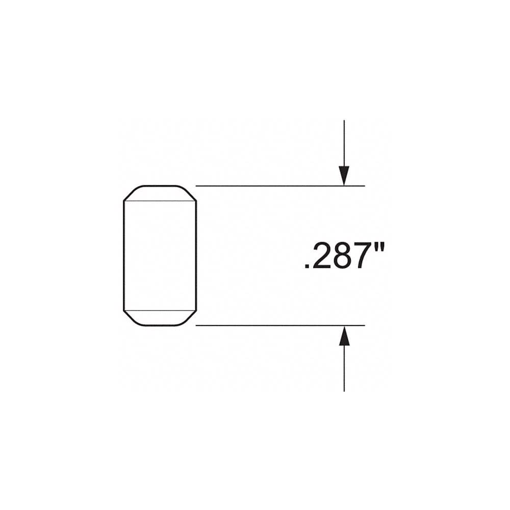 Kwikset 0.287 Dia Metal Lock #6 Bottom Pin 100pk