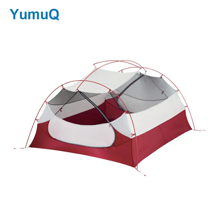 YumuQ 2 3 4 Person 4 Season Lightweight Full automatic Camping Ultralight Double Backpacking Winter Tent