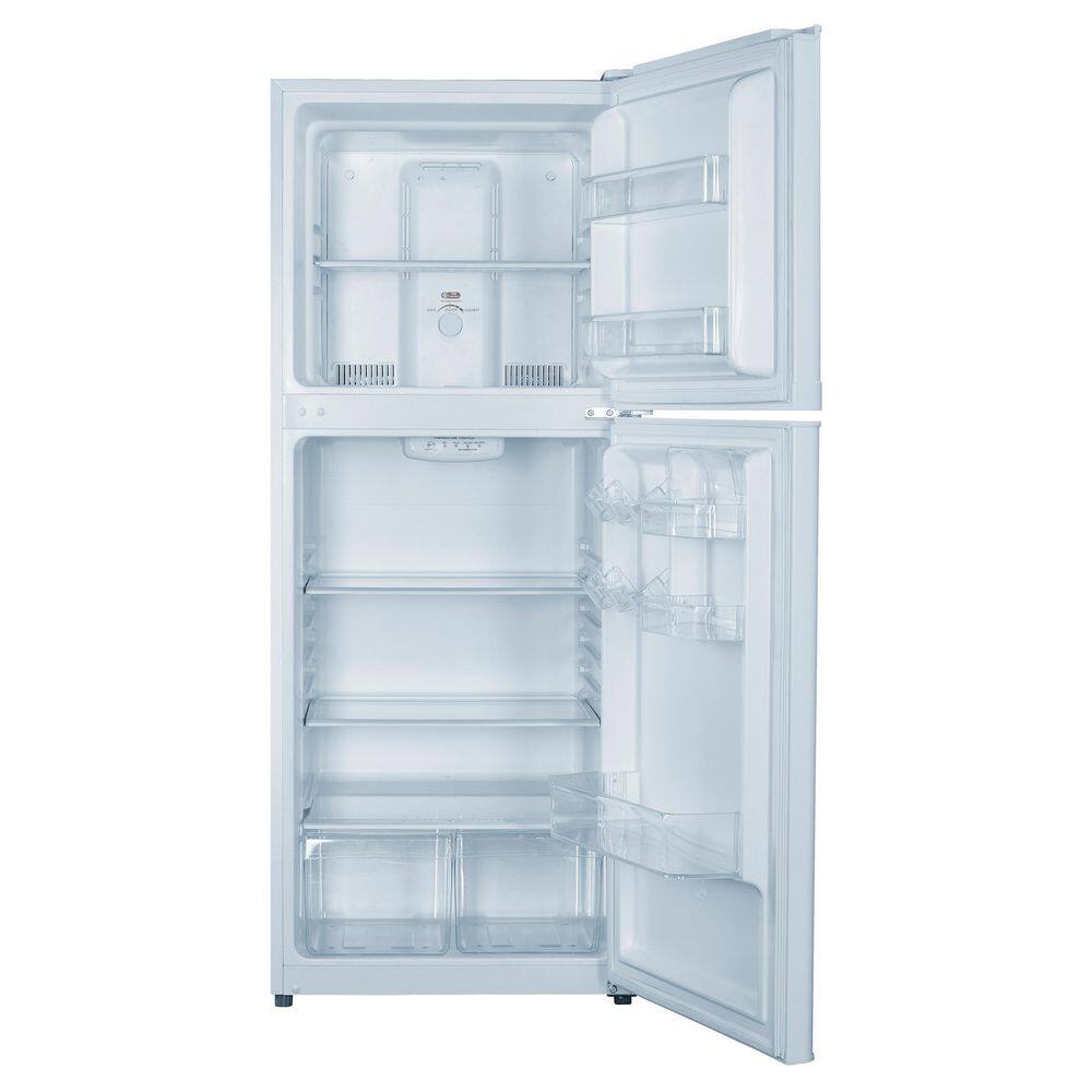 Magic Cool 10.0 cu. ft. Top Freezer Apartment Size Refrigerator in White MCR10WI