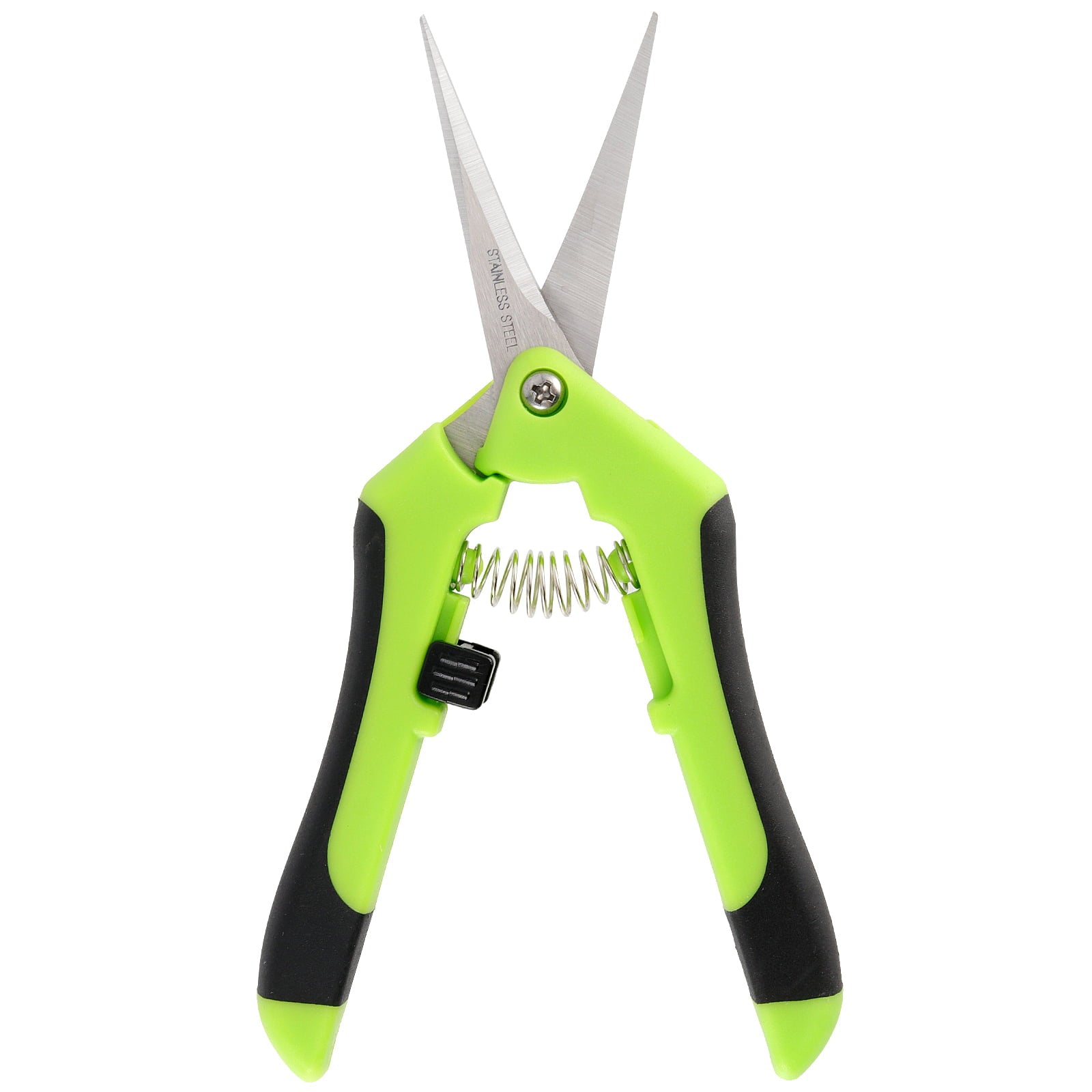 KINJOEK 8 Pack 6.5 Inch Bud Trimming Scissors Stainless Steel Gardening Hand Pruners Micro-Tip Pruning Snips with Straight Blades