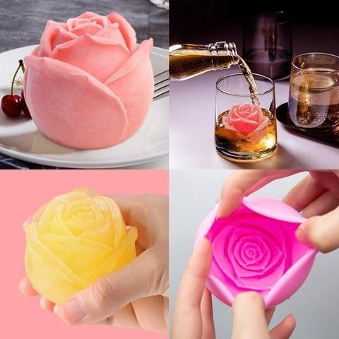 💥Father's Day Promotion - 48% OFF💥 - 3D Rose Shape Ice Cube Mold