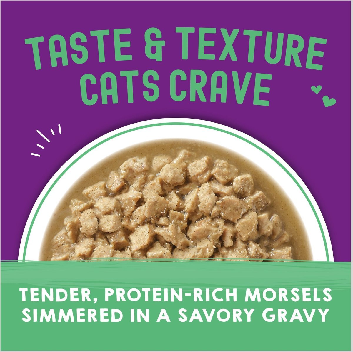 Stella and Chewy's Carnivore Cravings Morsels'N'Gravy Salmon and Tuna Recipe Cat Food， 2.8-oz pouch， case of 12