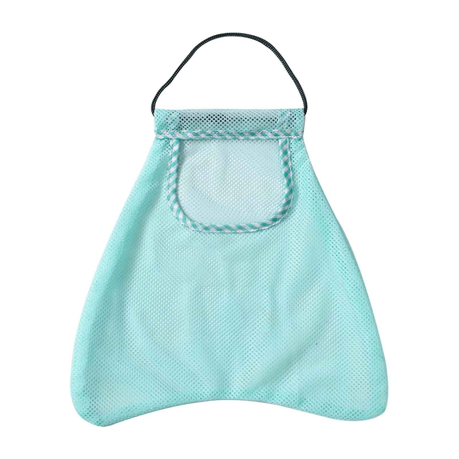 Miman Pullability Polyester Mesh Bag With Lanyard Washable Hanging Vegetable Net Bag Kitchen Tools