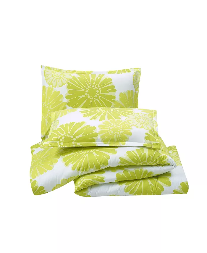 Trina Turk Big Floral 3-Piece Comforter Set， Full Queen