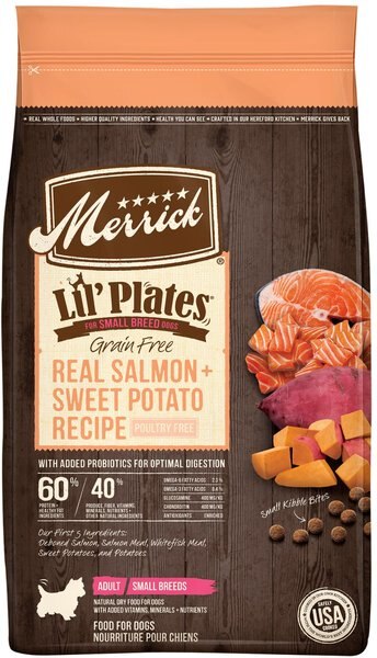 Merrick Lil' Plates Grain-Free Chicken-Free Real Salmon and Sweet Potato Dry Dog Food