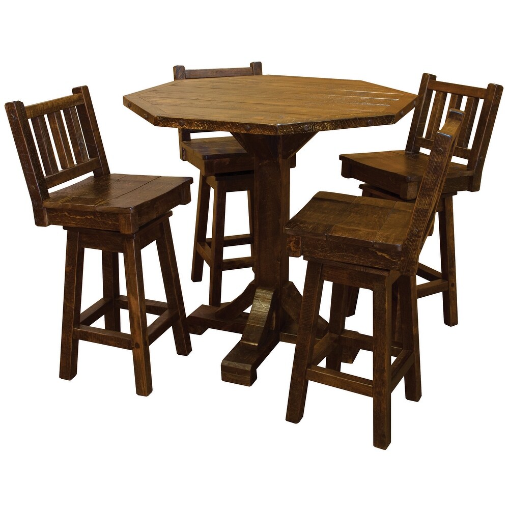 Farmhouse Timber Peg Pub Set