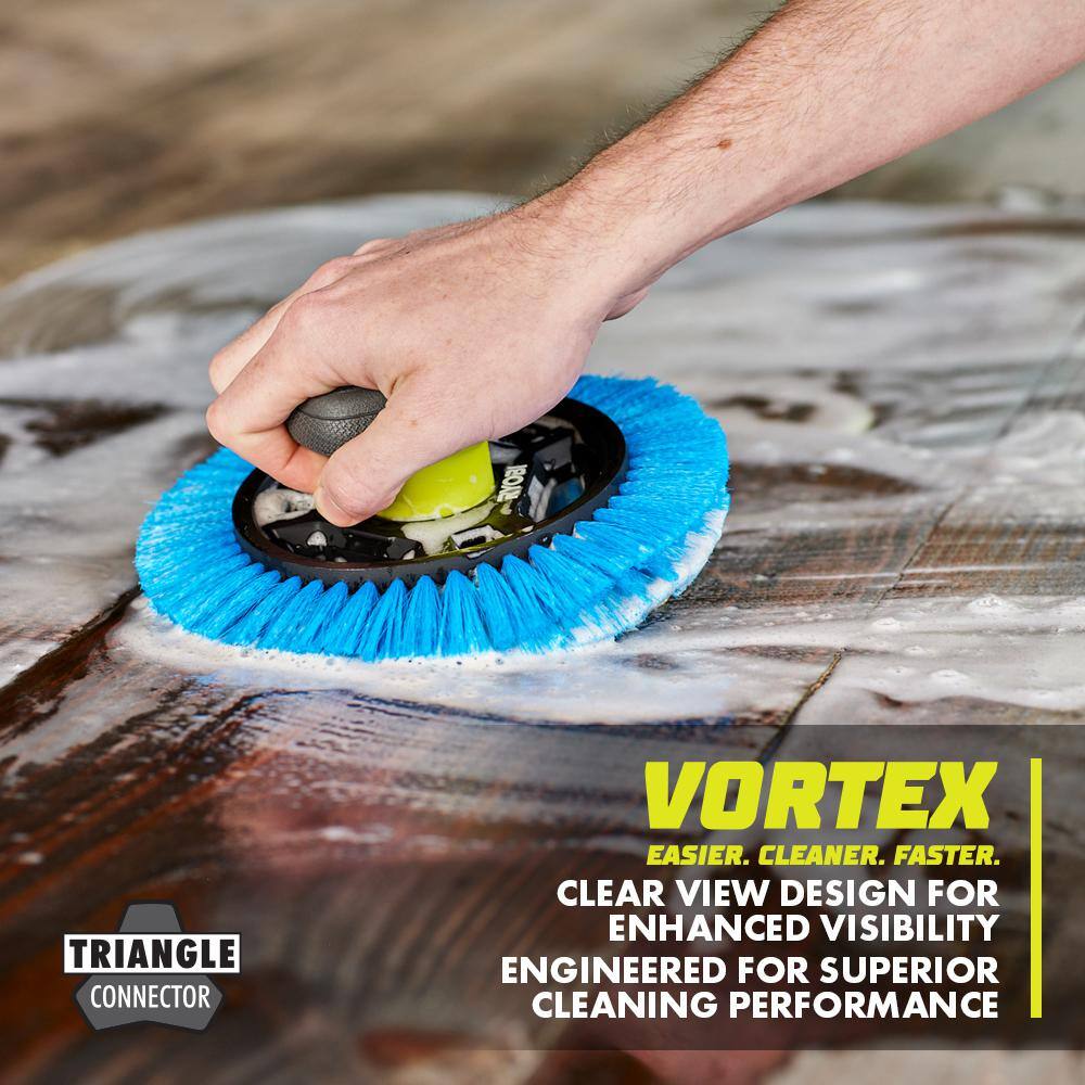 RYOBI 9 in. VORTEX Soft Bristle Brush A95SRB9