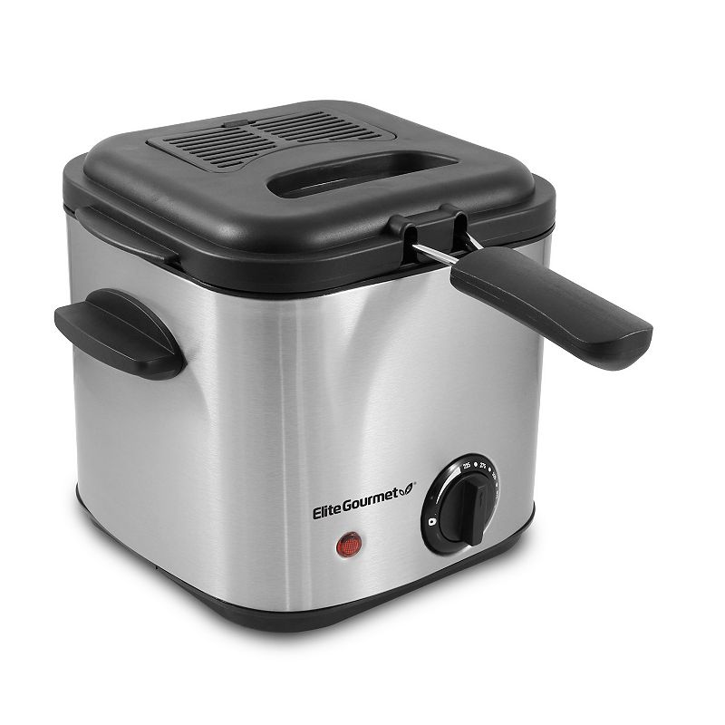 Elite Gourmet 1.5-qt. Stainless Steel Deep Fryer