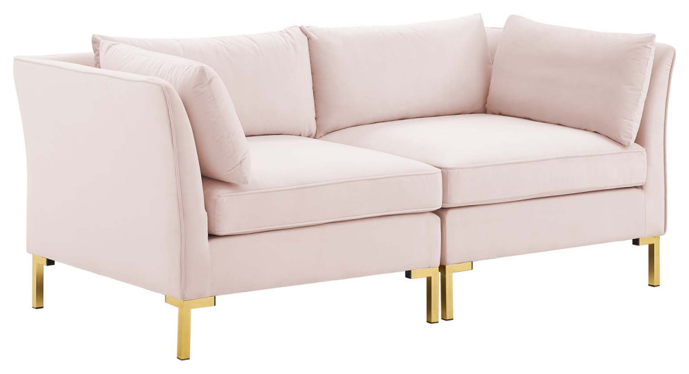 Ardent Performance Velvet Loveseat   Contemporary   Loveseats   by Modway  Houzz