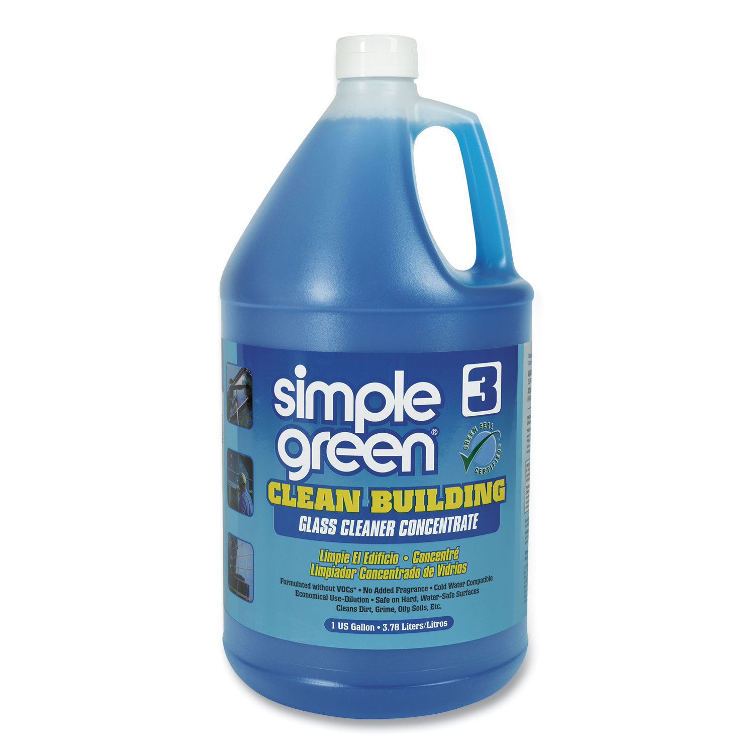 Clean Building Glass Cleaner Concentrate by Simple Greenandreg; SMP11301