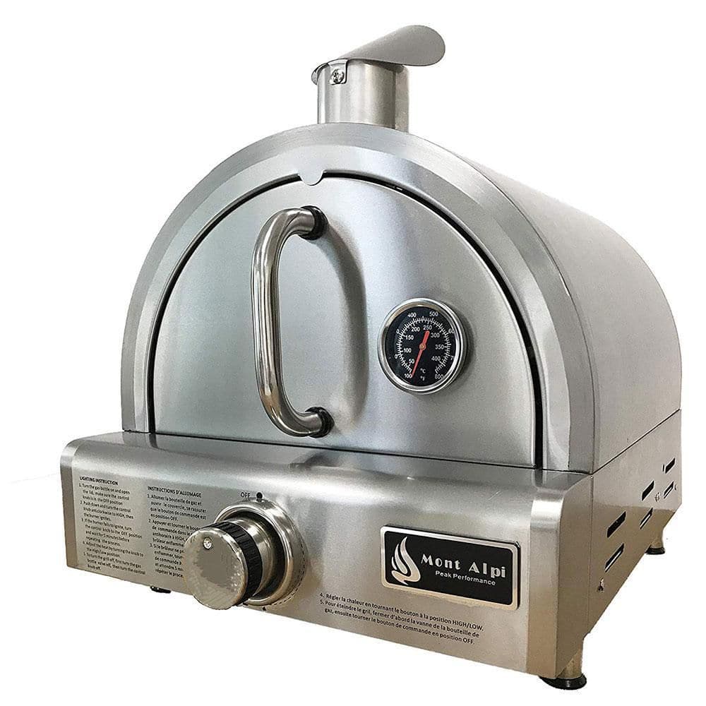 MONT ALPI Table Top Stainless Steel Large Portable Propane Outdoor Pizza Oven Cooker MAPZ