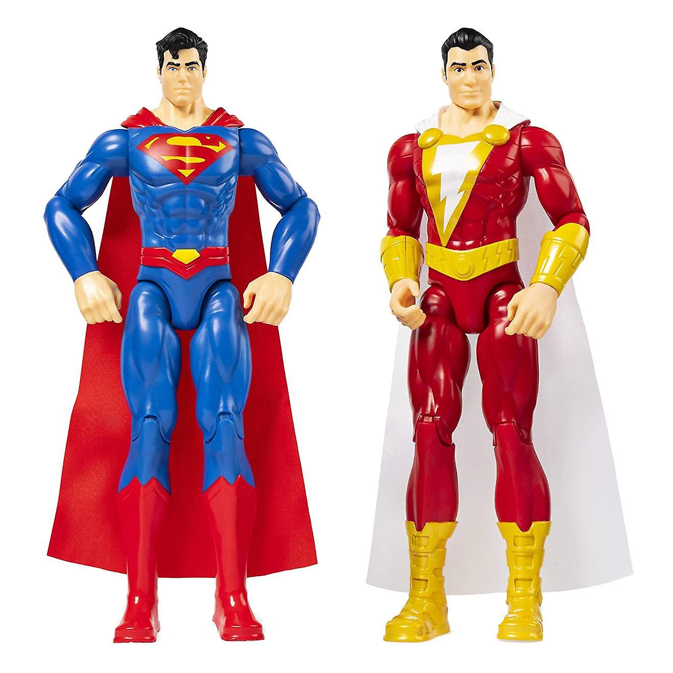 2-Pack DC Comics Superman And Shazam Action Figures 30cm