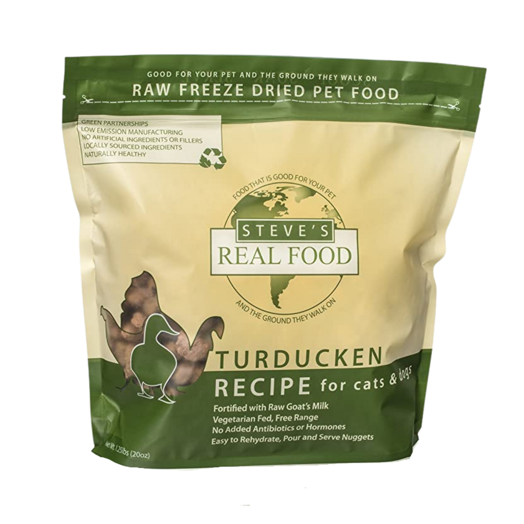 Steve's Turducken Dog and Cat Freeze Dried Nuggets 1.25 lbs