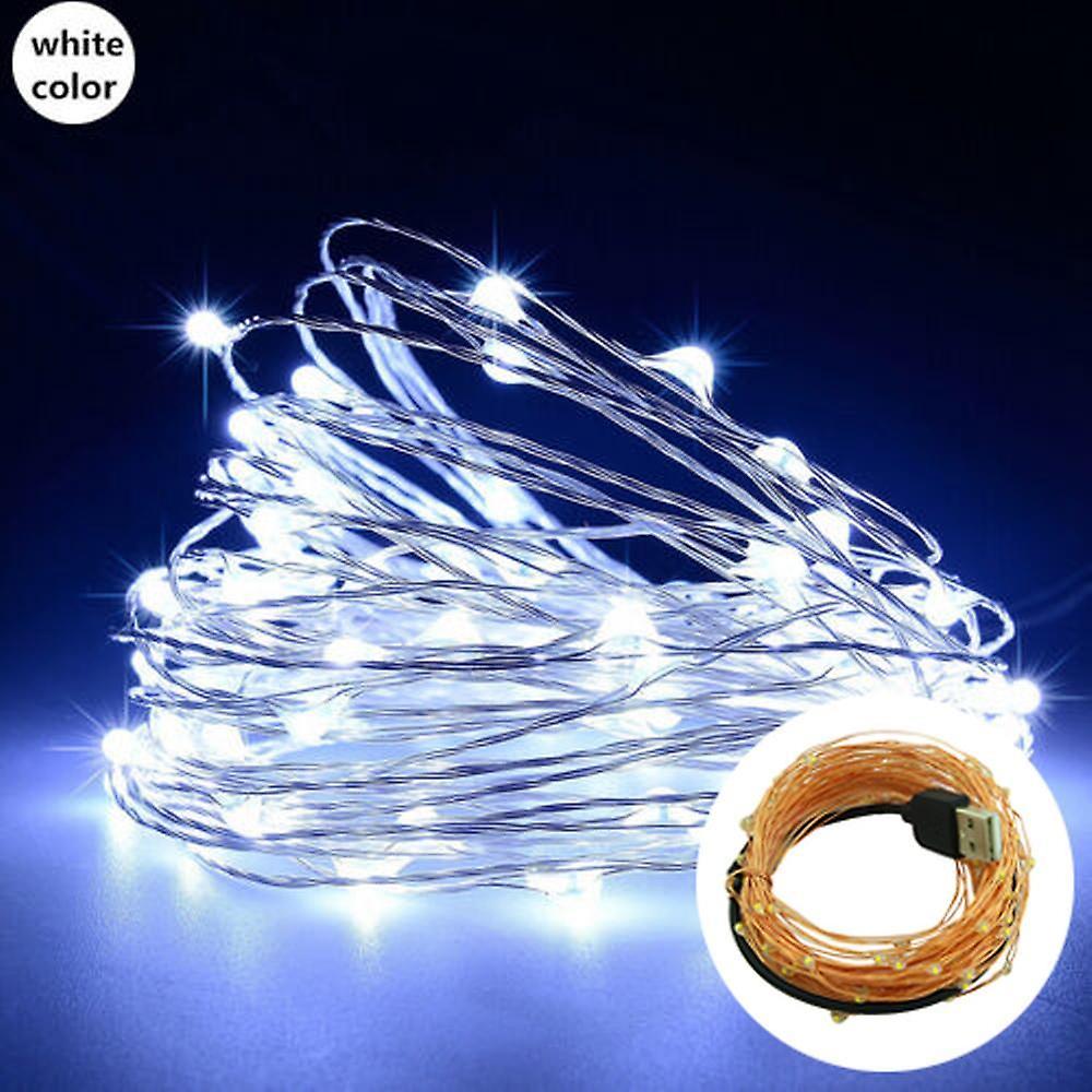 USB LED Curtain Light Copper Wire Fairy Light Garland Garden Wedding String Lights