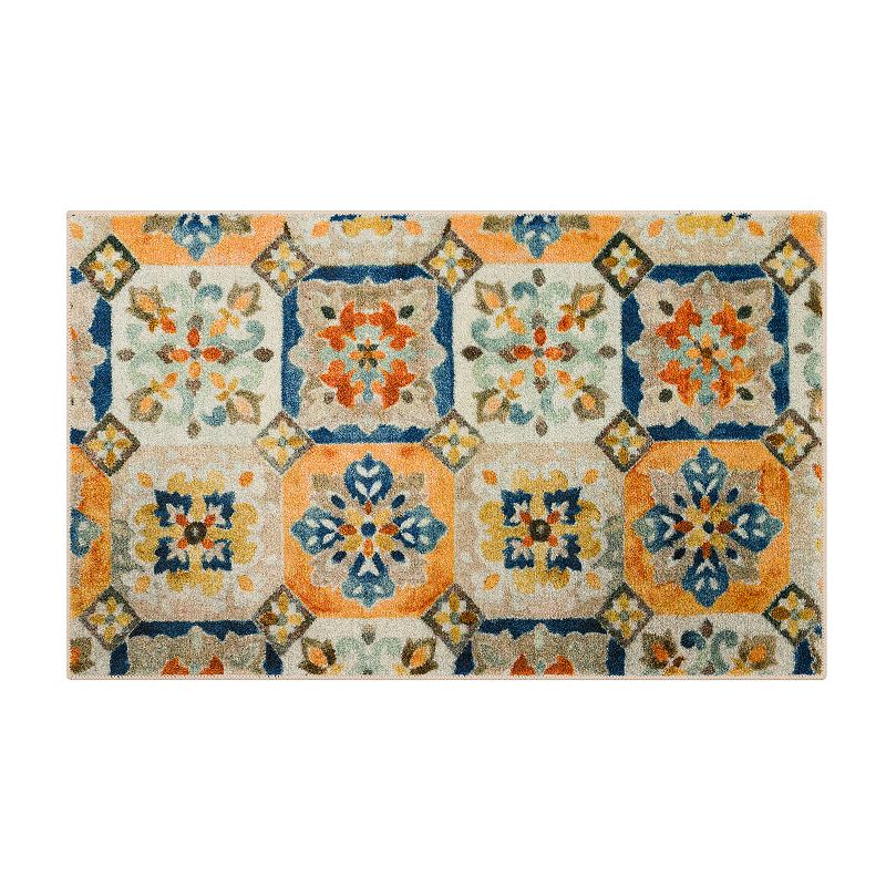 Mohawk® Home Watercolor Tiles Accent Kitchen Rug