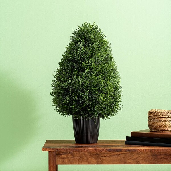 Vickerman 24 Green Cedar Everyday Topiary