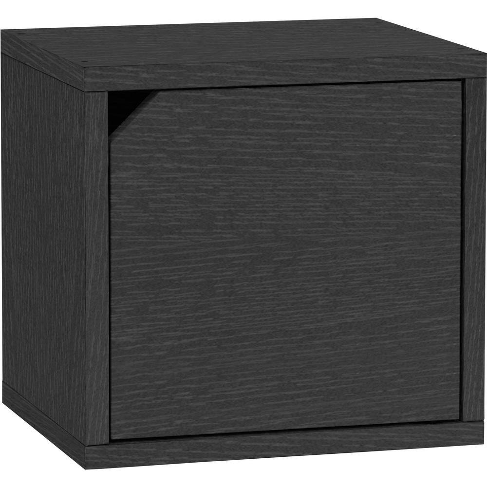 Way Basics 12.6 in. H x 13.4 in. W x 11.2 in. D Black Recycled Materials 1-Cube Organizer C-DCUBE-BK