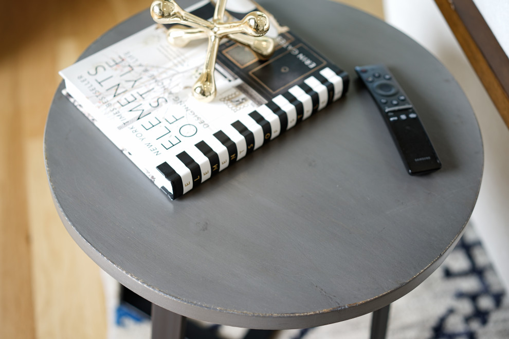 Posh Pollen Ross Round Side Table   Industrial   Side Tables And End Tables   by Hives  ampHoney  Houzz