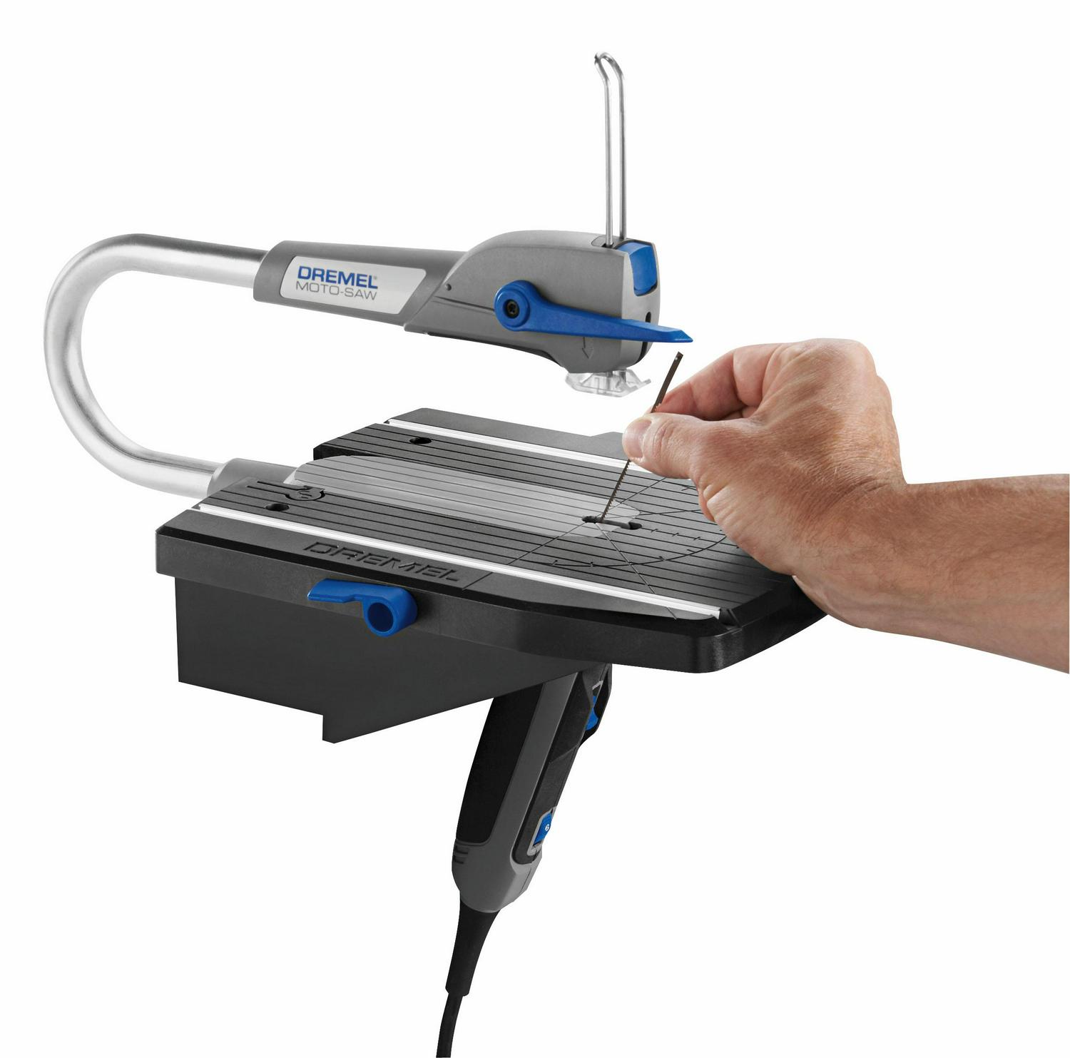 Dremel MS20-01 Moto-Saw 0.6 Amp Corded Scroll Saw for Plastic， Laminates， and Metal