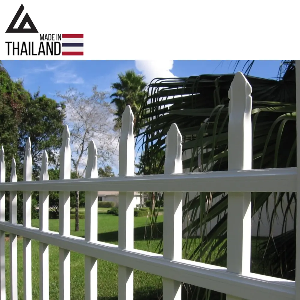 MADE IN THAILAND Factory Directly Supply aluminum fence new design cheap wrought iron fence panel