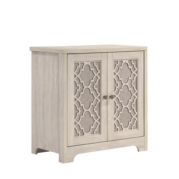 Cosona Home Azienda Dusty Grey Oak Accent Cabinet With 2 Doorsa