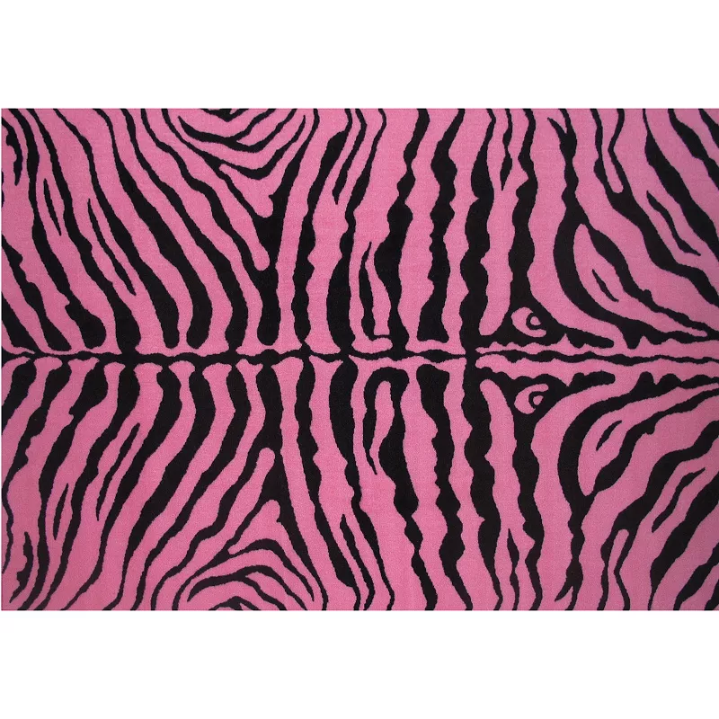 Fun Rugs Fun Time Zebra Skin Print Rug