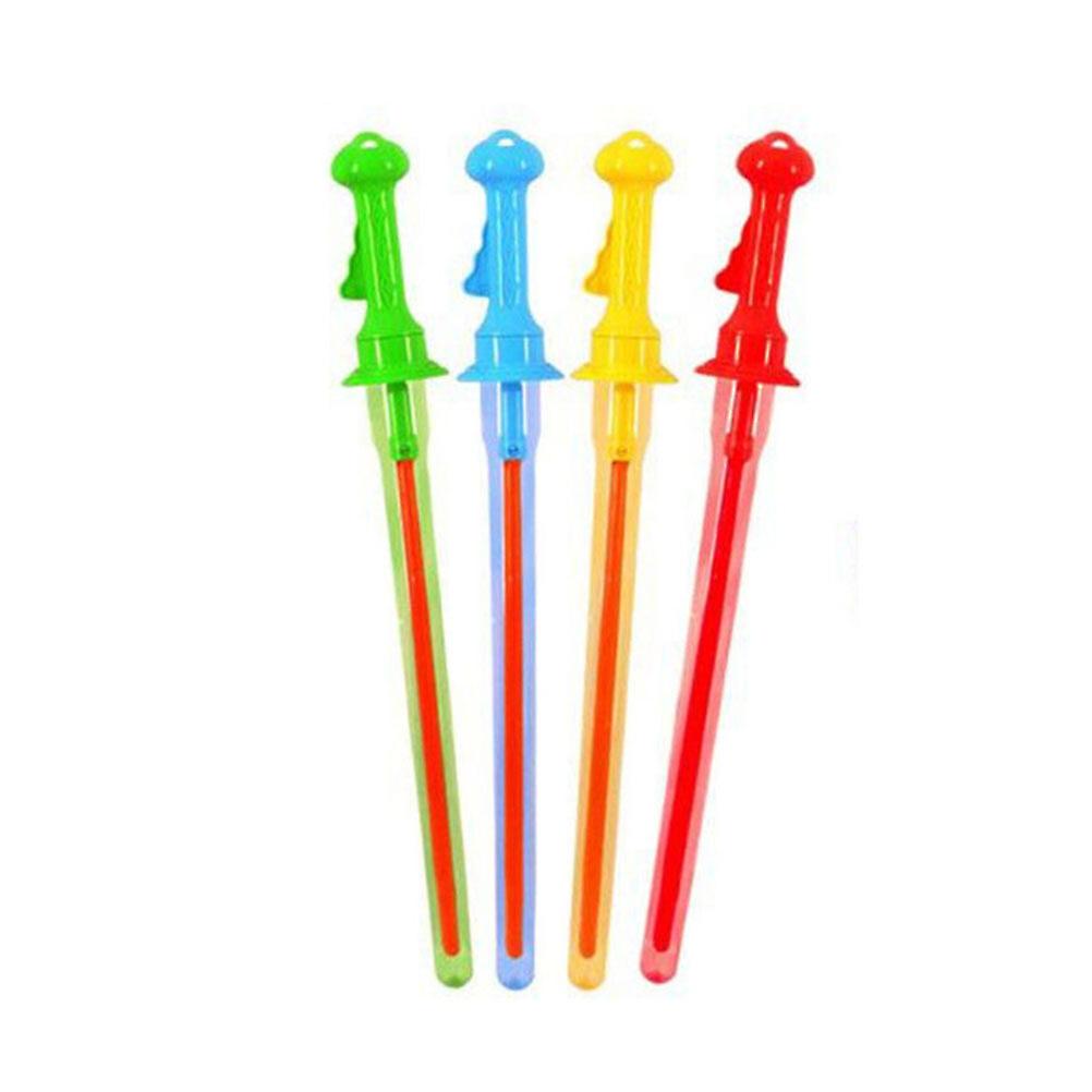 Children Bubble Wands Rapier Shaped Colorful Bubble Sticks Bubble Maker Party Favor Birthday Gift (45cm， Random Color)