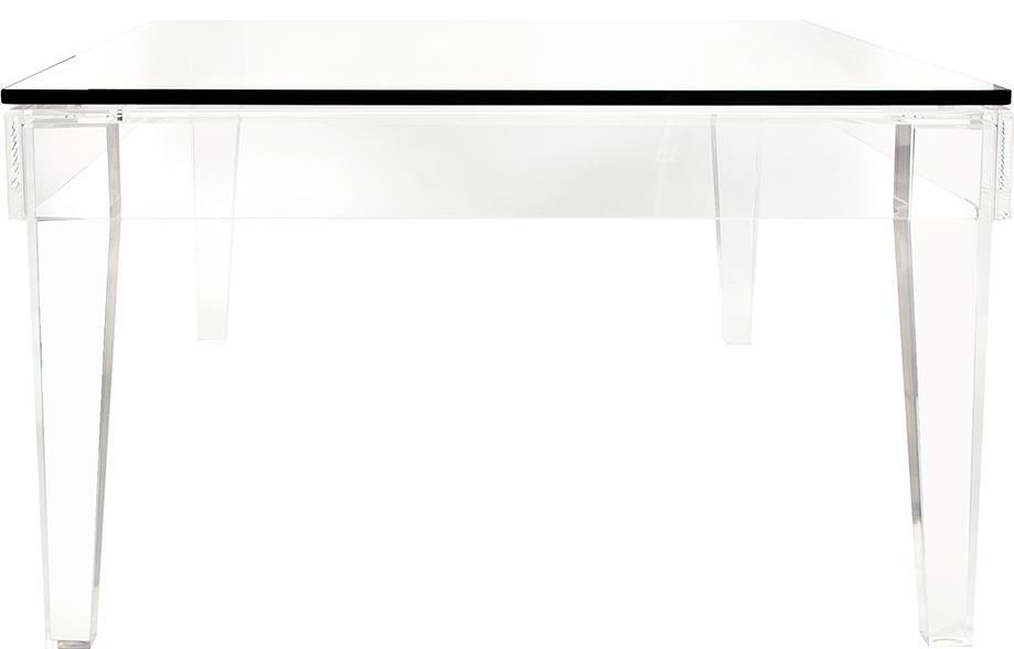 Coffee Table Cocktail HOWARD ELLIOTT CLARETTE Crystal Clear Acrylic   Contemporary   Coffee Tables   by EuroLuxHome  Houzz