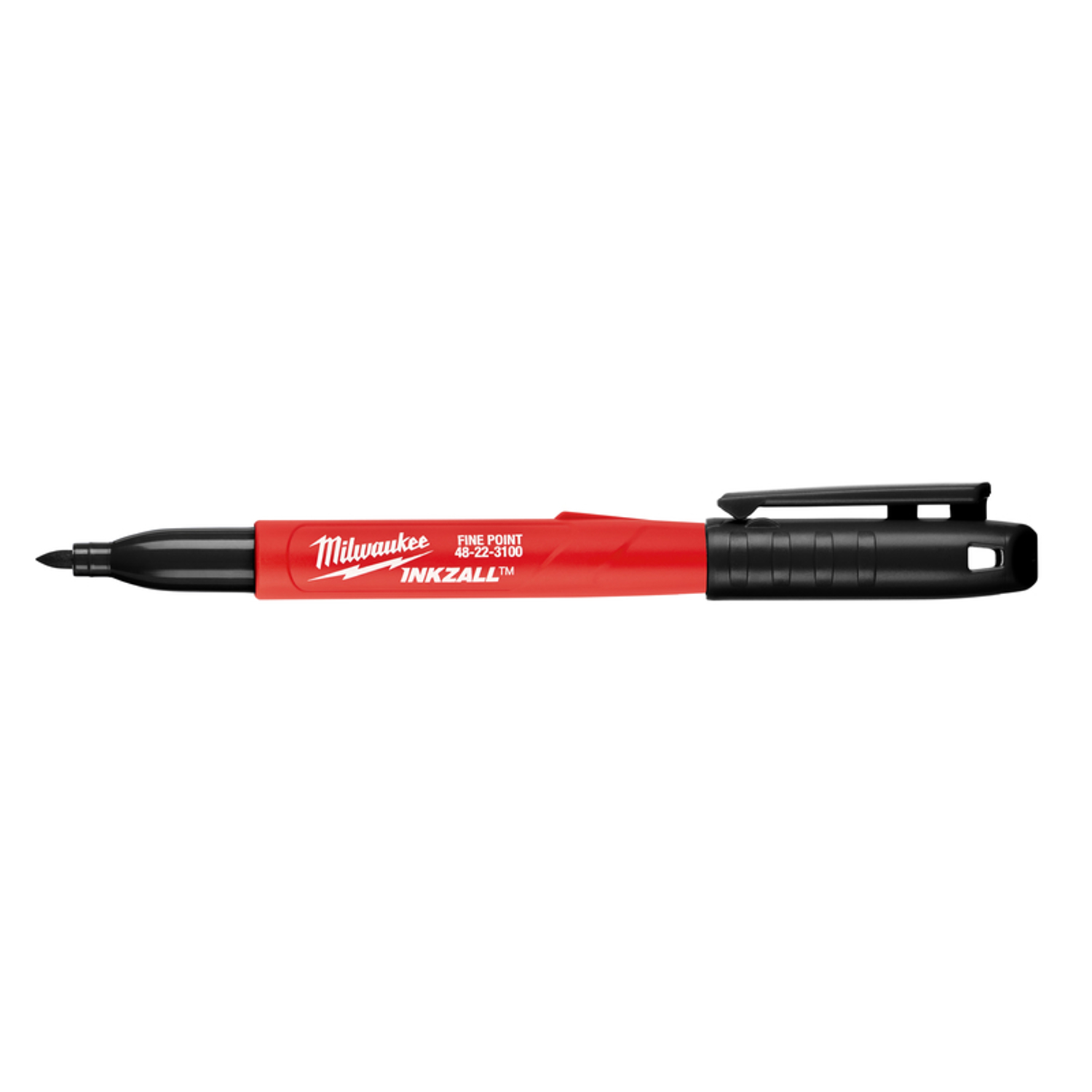 MW INKZALL Black Fine Tip Jobsite Marker 2 pk