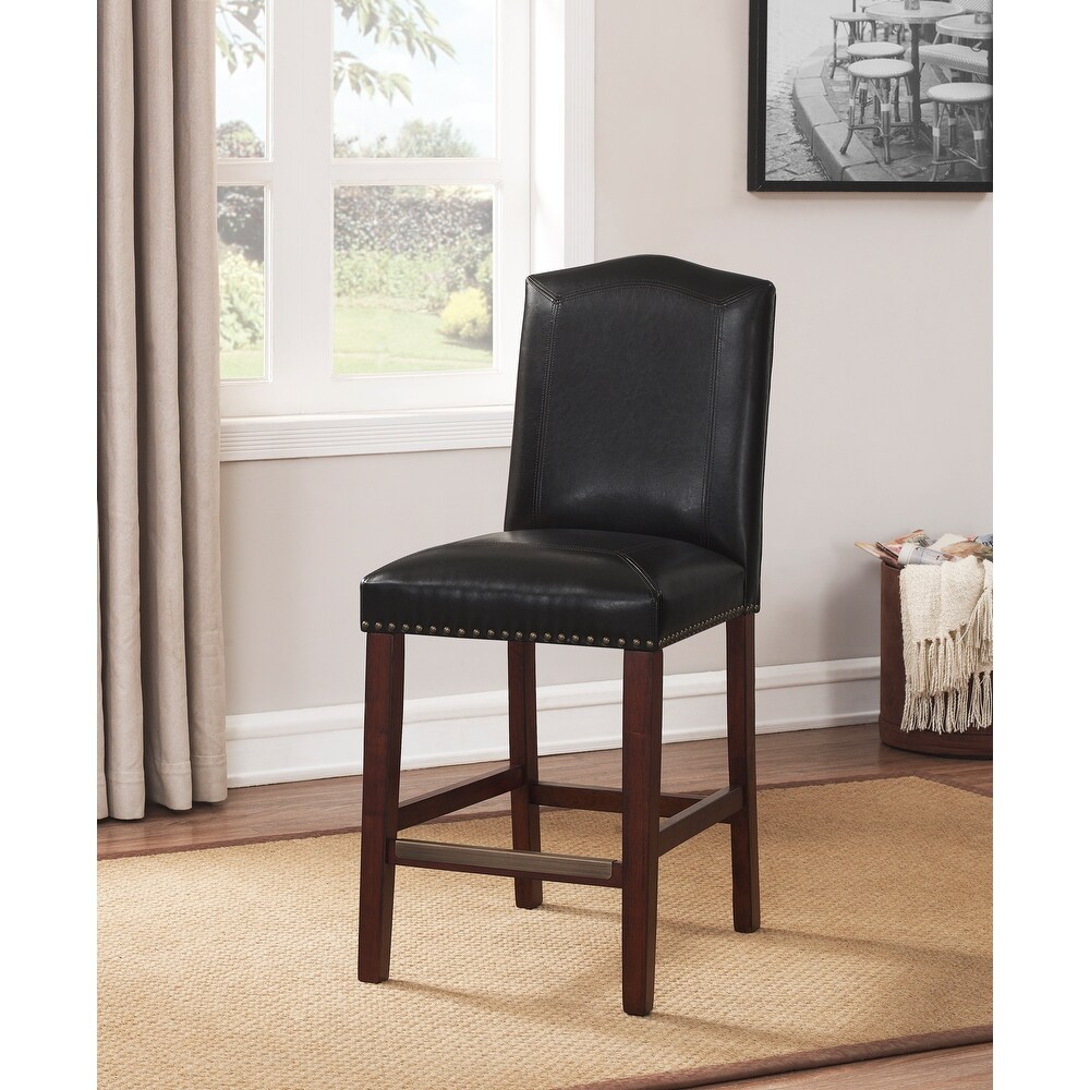 Claren Faux Leather Counter Stool by Greyson Living